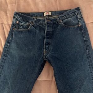 Levi's Classic Straight Fit Dark Blue Jeans